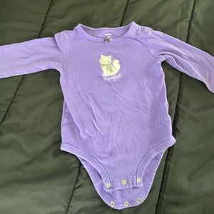24mon. Girl long sleeve bodysuit